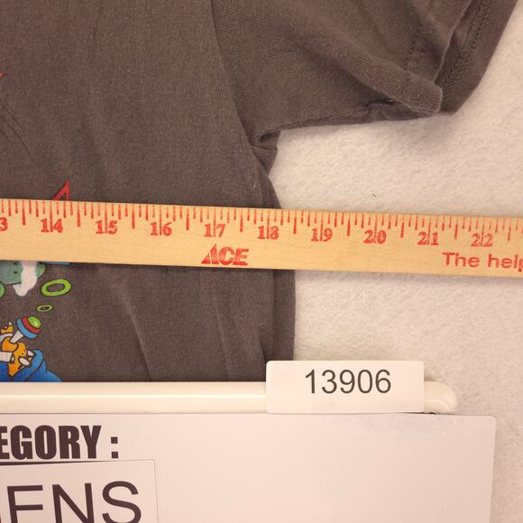 Nintendo Mario Video Game Short Sleeve Graphic T Shirt Adult Mens Size M Gray - Picture 7 of 9